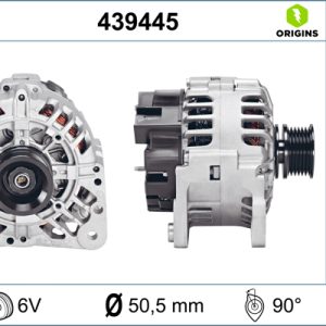 Alternator SKODA ROOMSTER (5J7) 1.4 benzina 86 cai VALEO 439445