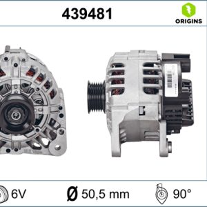 Alternator SKODA RAPID Spaceback (NH1) 1.0 TSI benzina 110 cai VALEO 439481