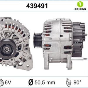 Alternator SKODA RAPID (NH3, NK3, NK6) 1.6 benzina 105 cai VALEO 439491
