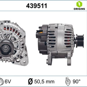 Alternator SKODA ROOMSTER Praktik (5J) 1.4 benzina 86 cai VALEO 439511