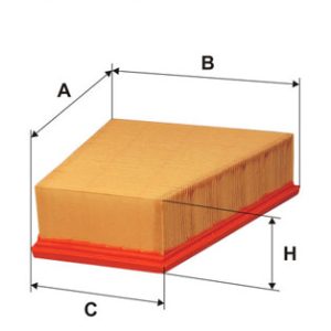 Filtru aer SKODA ROOMSTER (5J7) 1.9 TDI diesel 105 cai FILTRON AP 189/1