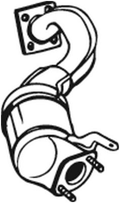 Catalizator SKODA YETI (5L) 1.2 TSI benzina 105 cai BOSAL 090-840