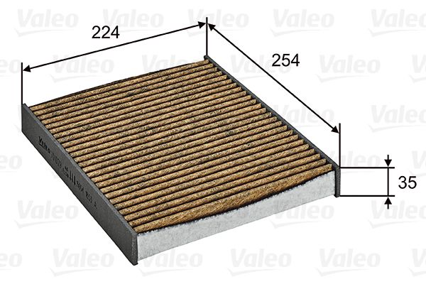 Filtru polen SKODA RAPID (NH3, NK3, NK6) 1.2 TSI benzina 90 cai VALEO 701029