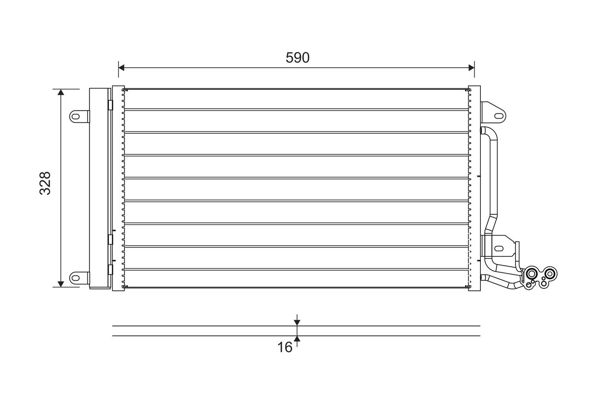 Condensator climatizare SKODA ROOMSTER (5J7) 1.6 TDI diesel 105 cai VALEO 814364