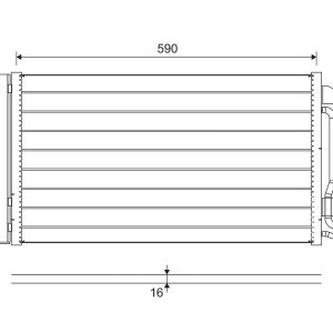 Condensator climatizare SKODA ROOMSTER Praktik (5J) 1.2 TDI diesel 75 cai VALEO 814364