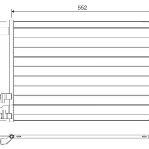 Condensator climatizare SKODA KAROQ (NU7, ND7) 1.5 TSI 4x4 benzina 150 cai VALEO 822707
