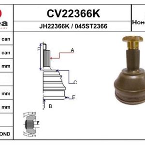 Cap planetara SKODA RAPID Spaceback (NH1) 1.2 TSI benzina 105 cai EAI CV22366K