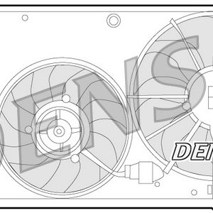 Ventilator radiator SKODA YETI (5L) 2.0 TDI 4x4 diesel 170 cai DENSO DER32011