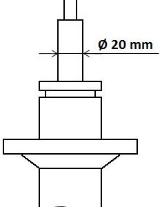 Amortizor SKODA E-CITIGO (NE1) e iV electric 83 cai KYB 3338041