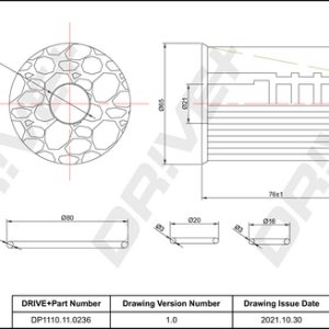 Filtru ulei SKODA ROOMSTER (5J7) 1.2 TDI diesel 75 cai DRIVE DP1110.11.0236