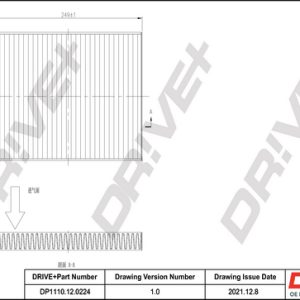 Filtru polen SKODA ROOMSTER (5J7) 1.6 benzina 105 cai DRIVE DP1110.12.0224