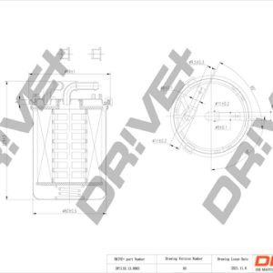 Filtru combustibil SKODA RAPID (NH3, NK3, NK6) 1.6 TDI diesel 90 cai DRIVE DP1110.13.0065
