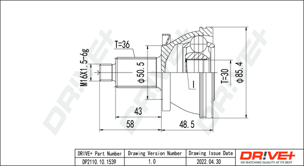 Cap planetara SKODA ROOMSTER Praktik (5J) 1.4 benzina 86 cai DRIVE DP2110.10.1539