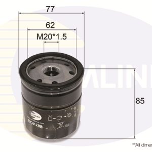 Filtru ulei SKODA RAPID (NH3, NK3, NK6) 1.4 TDI diesel 90 cai COMLINE EOF288