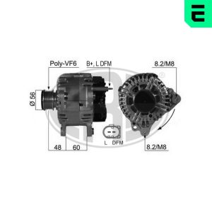 Alternator SKODA YETI (5L) 2.0 TDI 4x4 diesel 110 cai ERA 210469A