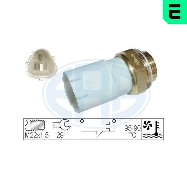 Comutator temperatura ventilator radiator SKODA RAPID (NH3, NK3, NK6) 1.6 TDI diesel 90 cai ERA 330199