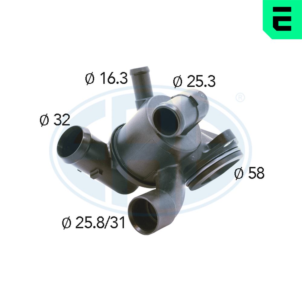 Termostat lichid racire SKODA YETI (5L) 2.0 TDI 4x4 diesel 170 cai ERA 350449A