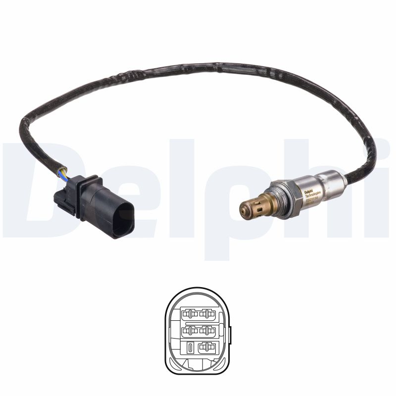 Sonda Lambda SKODA KAROQ (NU7, ND7) 1.5 TSI benzina 150 cai DELPHI ES21114-12B1