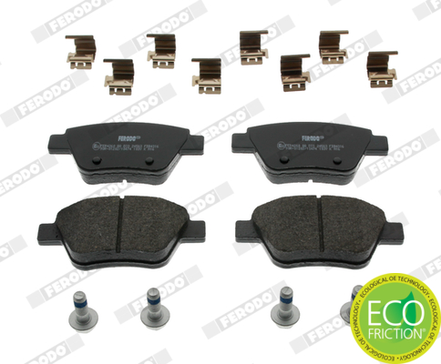 Placute frana SKODA YETI (5L) 1.4 TSI benzina 122 cai FERODO FDB4316