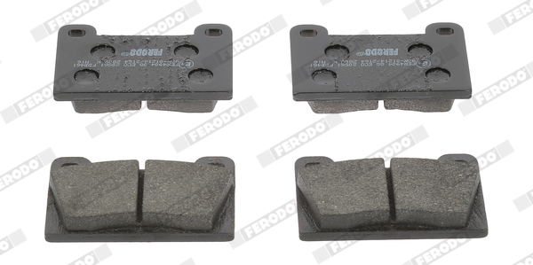 Placute frana SKODA RAPID (120G, 130G, 135G) 1.2 (120G) benzina 58 cai FERODO FDB461