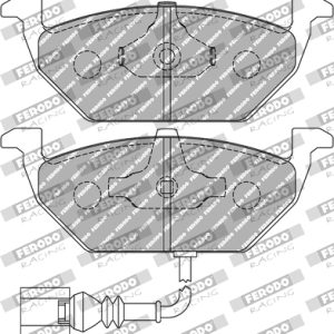 Placute frana SKODA YETI (5L) 2.0 TDI diesel 140 cai FERODO RACING FDS1398