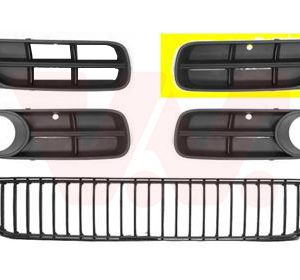 Grila ventilatie bara protectie SKODA ROOMSTER Praktik (5J) 1.4 TDI diesel 70 cai VAN WEZEL 7627591