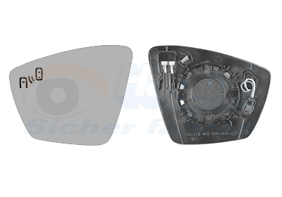 Sticla oglinda retrovizoare exterioara SKODA KAROQ (NU7, ND7) 2.0 TDI 4x4 diesel 150 cai VAN WEZEL 7643835