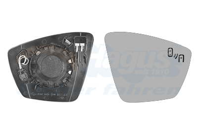 Sticla oglinda retrovizoare exterioara SKODA KAROQ (NU7, ND7) 1.5 TSI 4x4 benzina 150 cai VAN WEZEL 7643836