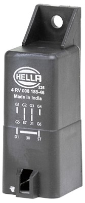 Unitate de control bujii incandescente SKODA RAPID (NH3, NK3, NK6) 1.6 TDI diesel 105 cai HELLA 4RV 008 188-461
