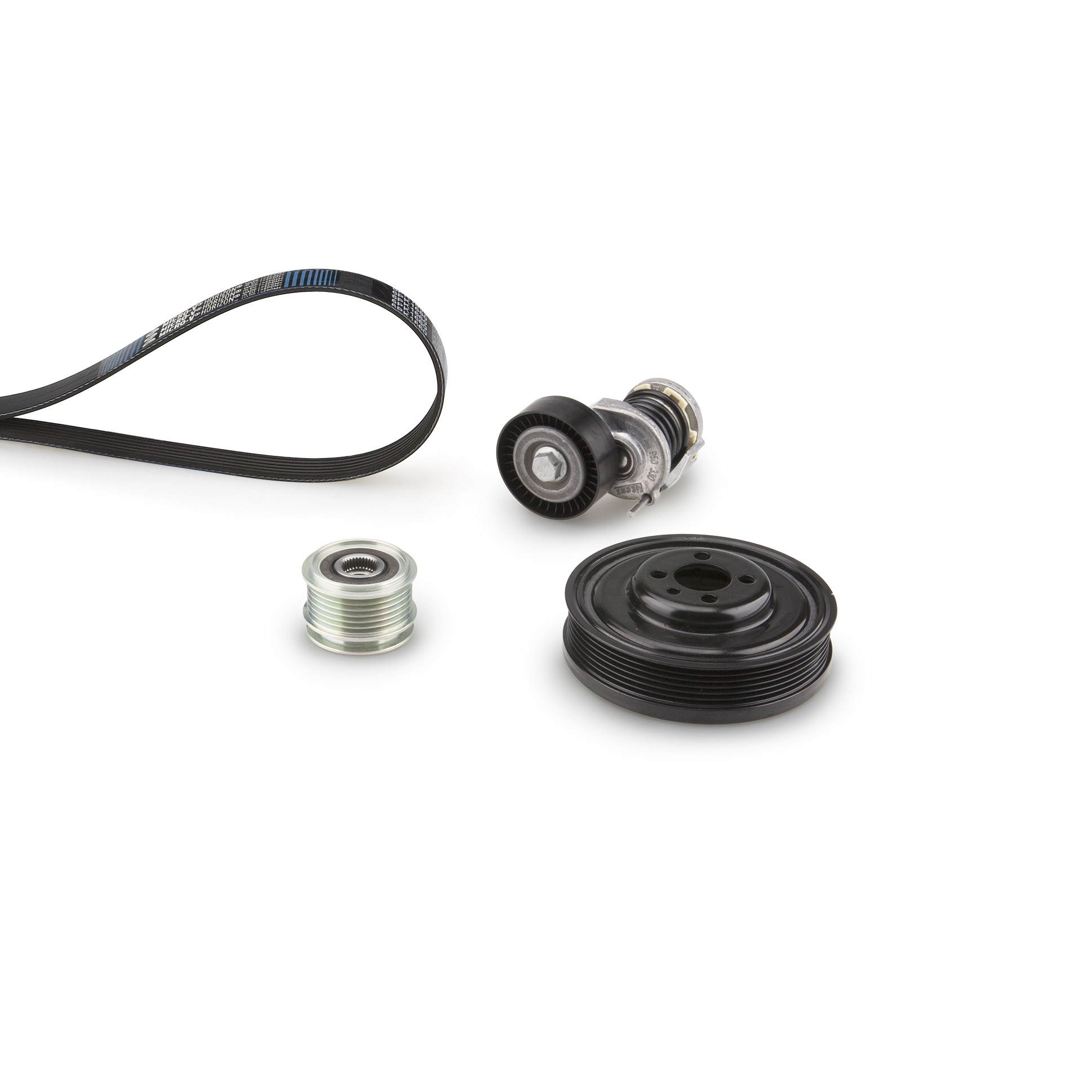 Set curea transmisie cu caneluri SKODA RAPID Spaceback (NH1) 1.6 TDI diesel 105 cai GATES K046PK1070