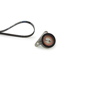 Set curea transmisie cu caneluri SKODA RAPID (NH3, NK3, NK6) 1.6 benzina 110 cai GATES K056PK975