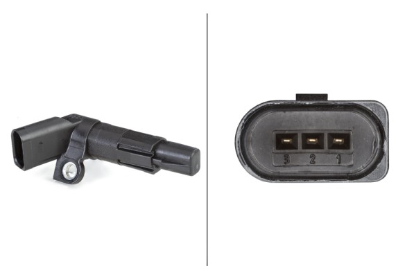 Senzor impulsuri arbore cotit SKODA RAPID Spaceback (NH1) 1.2 benzina 75 cai HELLA 6PU 009 163-481