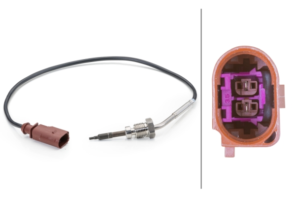 Senzor temperatura gaze evacuare SKODA ROOMSTER (5J7) 1.9 TDI diesel 105 cai HELLA 6PT 014 494-151