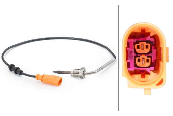 Senzor temperatura gaze evacuare SKODA ROOMSTER (5J7) 1.6 TDI diesel 90 cai HELLA 6PT 014 494-171