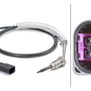 Senzor temperatura gaze evacuare SKODA ROOMSTER (5J7) 1.4 TDI diesel 80 cai HELLA 6PT 014 494-291