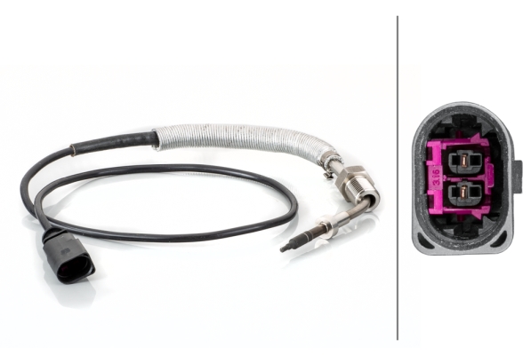 Senzor temperatura gaze evacuare SKODA ROOMSTER (5J7) 1.4 TDI diesel 80 cai HELLA 6PT 014 495-081