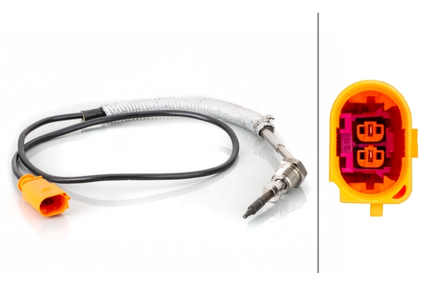 Senzor temperatura gaze evacuare SKODA ROOMSTER (5J7) 1.9 TDI diesel 105 cai HELLA 6PT 014 495-071