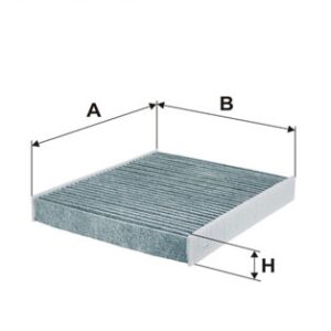 Filtru polen SKODA RAPID Spaceback (NH1) 1.4 TSI benzina 125 cai FILTRON K 1313A