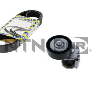 Set curea transmisie cu caneluri SKODA ROOMSTER Praktik (5J) 1.4 TDI diesel 80 cai SNR KA857.10