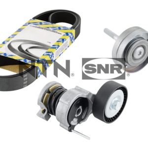 Set curea transmisie cu caneluri SKODA ROOMSTER Praktik (5J) 1.2 benzina 70 cai SNR KA857.33