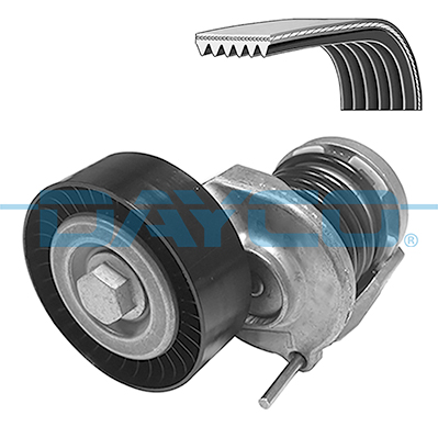 Set curea transmisie cu caneluri SKODA YETI (5L) 2.0 TDI 4x4 diesel 140 cai DAYCO KPV262