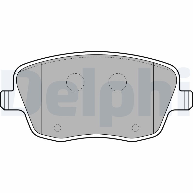 Placute frana SKODA ROOMSTER (5J7) 1.2 TSI benzina 86 cai DELPHI LP1728