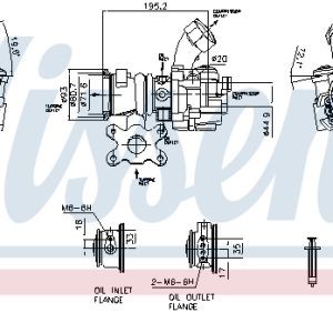 Compresor sistem de supraalimentare SKODA RAPID Spaceback (NH1) 1.2 TSI benzina 110 cai NISSENS 93305