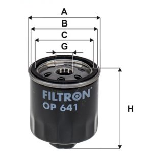 Filtru ulei SKODA ROOMSTER Praktik (5J) 1.4 benzina 86 cai FILTRON OP 641