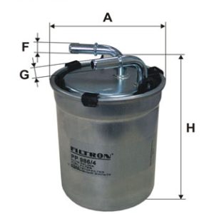 Filtru combustibil SKODA ROOMSTER Praktik (5J) 1.2 TDI diesel 75 cai FILTRON PP 986/4