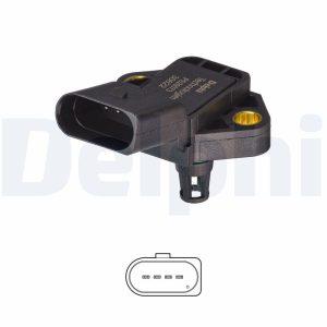 Senzor presiune galerie admisie SKODA RAPID Spaceback (NH1) 1.0 TSI benzina 95 cai DELPHI PS20073-12B1