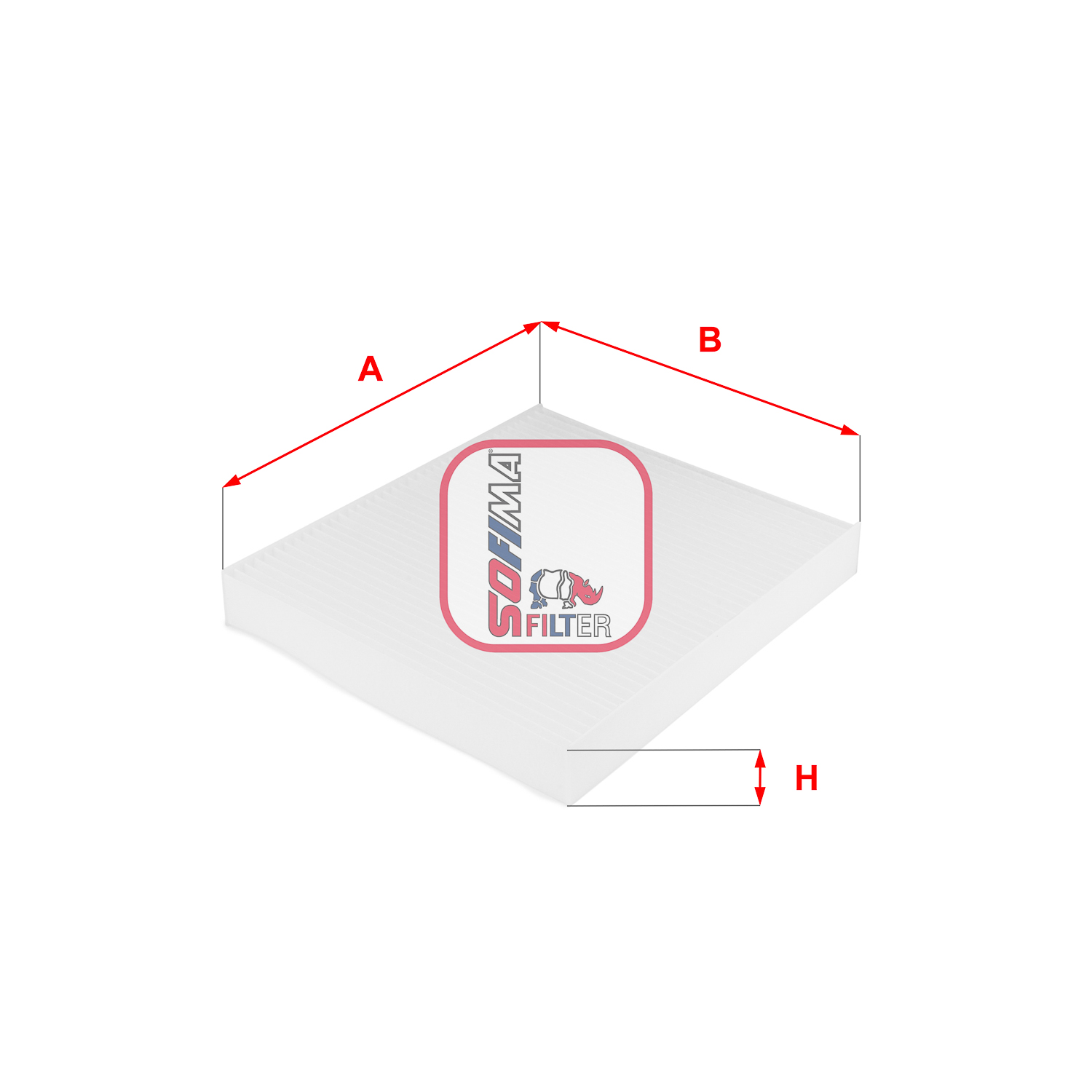 Filtru polen SKODA ROOMSTER Praktik (5J) 1.4 TDI diesel 80 cai SOFIMA S 3031 C