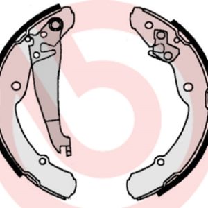 Set saboti frana SKODA ROOMSTER Praktik (5J) 1.6 TDI diesel 90 cai BREMBO S 85 516