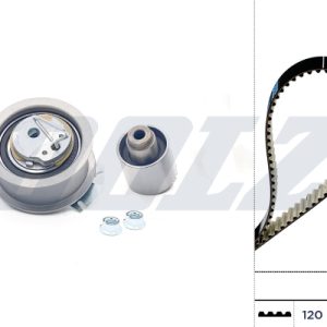 Kit distributie SKODA ROOMSTER (5J7) 1.9 TDI diesel 105 cai DOLZ SKD033