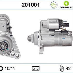 Electromotor SKODA ROOMSTER (5J7) 1.9 TDI diesel 105 cai VALEO 201001